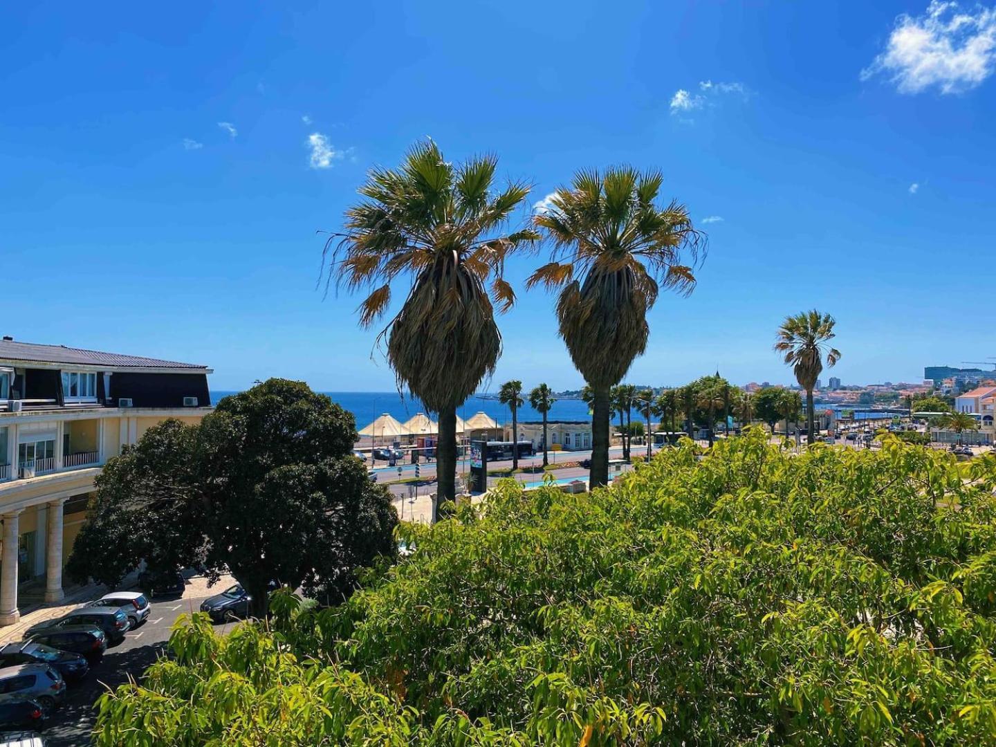Sea View W Balcony 2 Mins Walk To Beach & Casino Ещорил Екстериор снимка