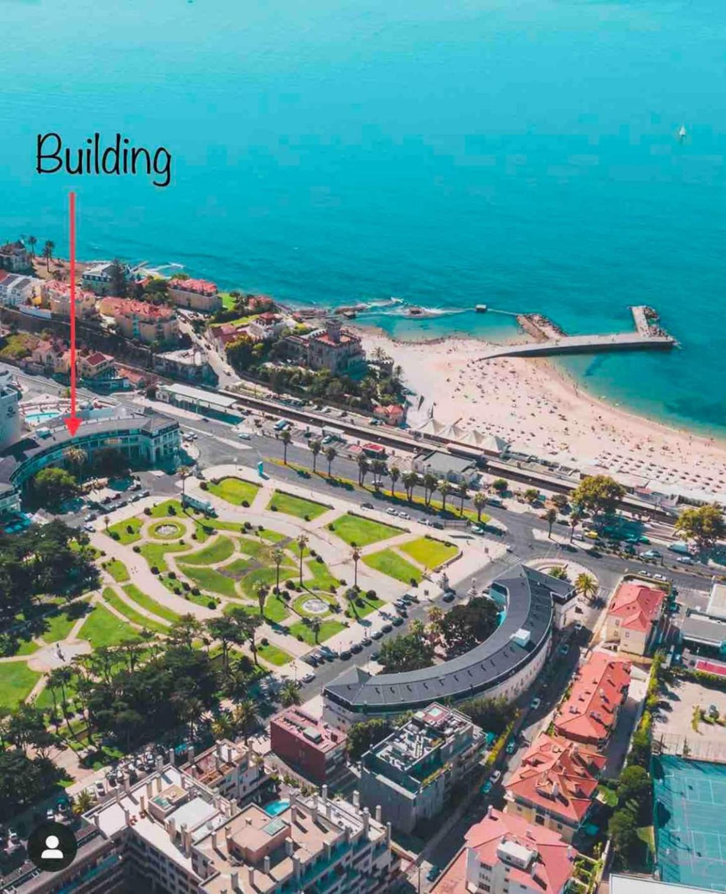 Sea View W Balcony 2 Mins Walk To Beach & Casino Ещорил Екстериор снимка